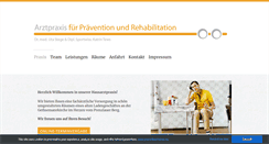 Desktop Screenshot of hausarztpraxis-berlin.de
